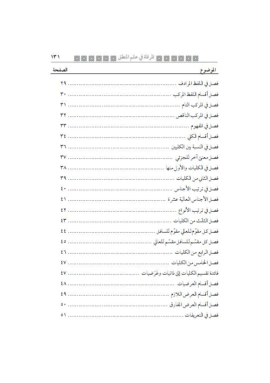 ⁦المرقاة في علم المنطق⁩ - الصورة ⁦3⁩